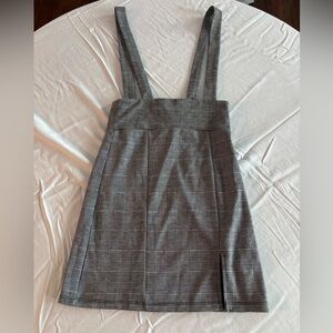 🖤Houndstooth Skirt with Suspenders🖤